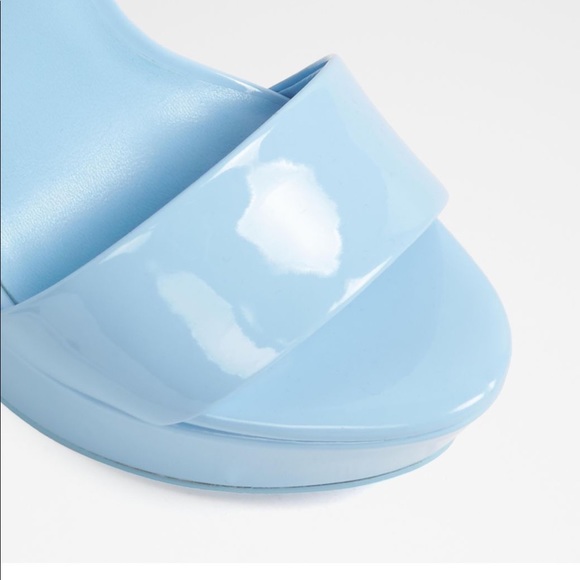 Aldo Shoes “ Kandie” Powder Blue Platform Sandal US 8 - Picture 4 of 17